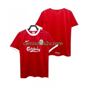 Camisolas de futebol Liverpool 1999 Retro Equipamento Principal 1998 Manga Curta